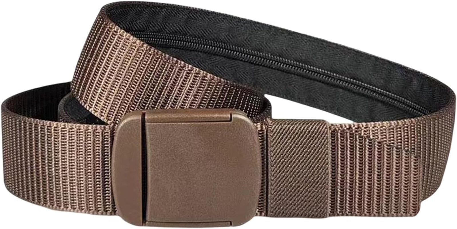 GLANSI Travel Security Money Belt, Money Belt with Hidden Money Pocket, Undercover Hidden Wallet, Adjustable Canvas Belt for Travel, Money Waist Belt Bag, Anti-Theft Passport Wallets for Men & Women