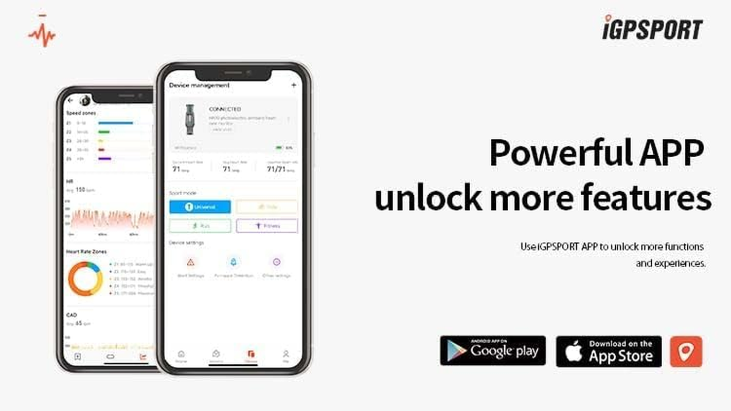 Igpsport Heart Rate Monitor Armband HR70, Bluetooth 5.0 ANT+ Arm Heart Rate Monitor, 65H Battery Life and HR Zone LED Indicator image number 3