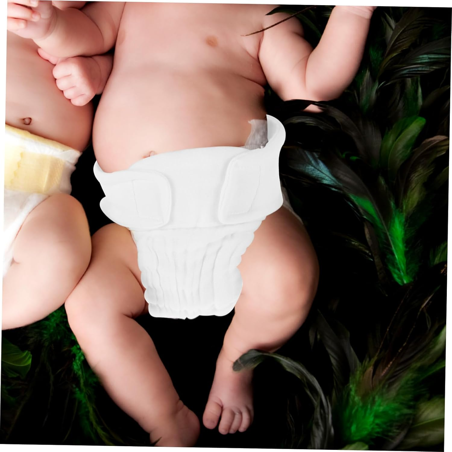 3Pcs Newborn Cotton Diaper Pants Washable Reusable Cloth Diapers for Girls Boys Newborn image number 2