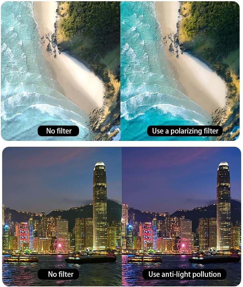 Pidynx Filter Kit for DJI Mavic 4 Pro - Uv/Cpl/Nd/Ndpl/Star/Night Lens Protector Set - Optical Glass Multi-Coated Quick Release HD Imaging Lightweight Accessories (8 Pcs) image number 2