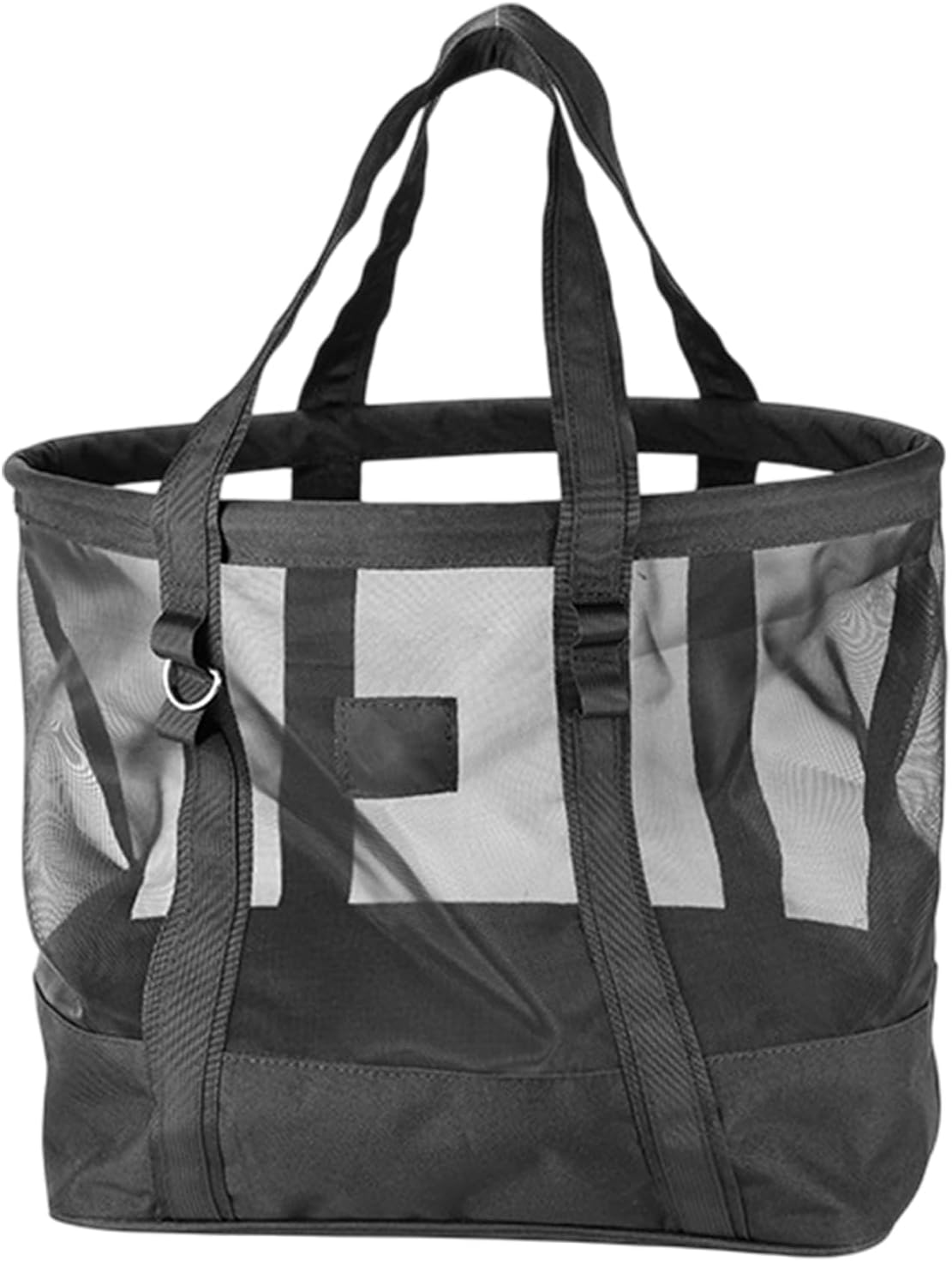 Mesh Beach Tote, Mesh Pool Bag, Lightweight Sand Resistant,19.69X16.14X12.2 Inches, Quick Drying Vacation Clothes and Accessories Organizer for Tropical, Poolside Lounging, Travel