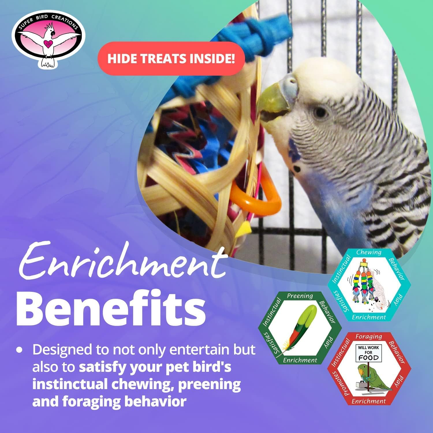 SUPERBIRD SB573 Basket Case Toy, 25X10Cm