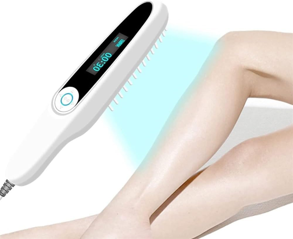 Ultraviolet Phototherapy Lamp,Uvb Light Therapy Home UV Phototherapy LCD Display Intelligent Controller Home Use Uvb Therapy Lamp for Skin,Body & Scalp,Include Goggle image number 4