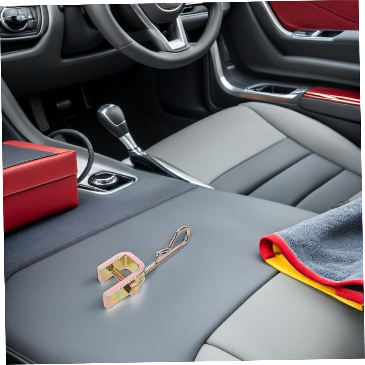 DINHEAROM 10Pcs Heavy Duty Iron Valve Stem Extender Clips for Trucks Cars Suvs Stable Dual Wheels Tire Valve Extension Holder Easy Attach Detach Air Leak Fixing Clamp image number 5