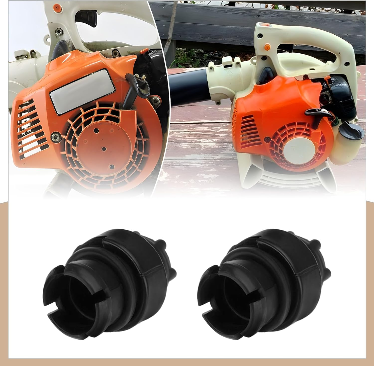 LT Easiyl 4Pcs Fuel Tank Vent Chain Saw Lawn Mower Accessories 0000-350-5800 Compatible with Stihl BG45 BR500 FS100 HS82 SH55 SR200 Chain Saw Accessories image number 5