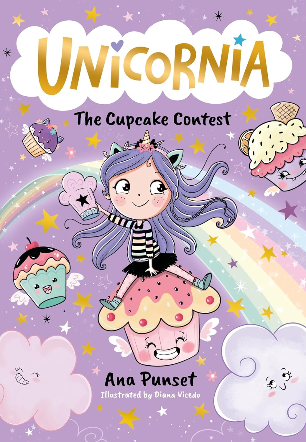Unicornia: the Cupcake Contest: a Magical Unicorn School Fiction Story for Kids - Baking Fun in Unicornia image number 1