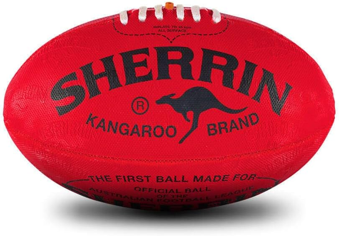 Sherrin KB All Surface Training Football, Red, Size 3 image number 3