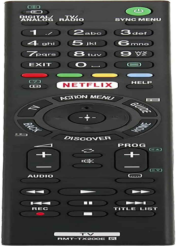 RMT-TX200E Remote Replacement for Sony TV RMF-TX200A RMF-TX300U KD-49X8000D KD-85X8500D KD-75X9400D KD-65X8500D KD-55X9300D KD-65X9300D KD-49X9000E KD-55X9000E KD-55X9300E KD-65X9000E KD-65X9300E image number 1