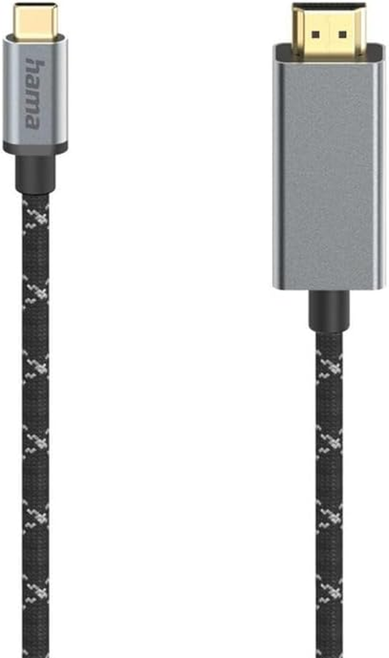 Hama Video Cable, USB-C Plug - HDMI Plug, Ultra-Hd 8K 60Hz, Aluminium, 1.5 M image number 1