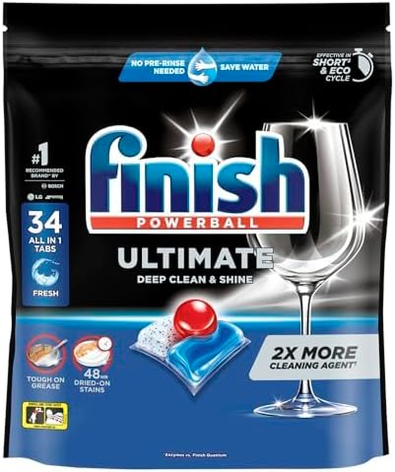 Finish Ultimate Regular Dishwasher Tablets (34 Tablet)