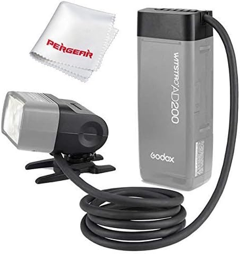 Godox EC200 Extension Flash Head for AD200 Ad200Pro AD200 Pro and Flashpoint Evolv 200 Pocket Flash Speedlite image number 5