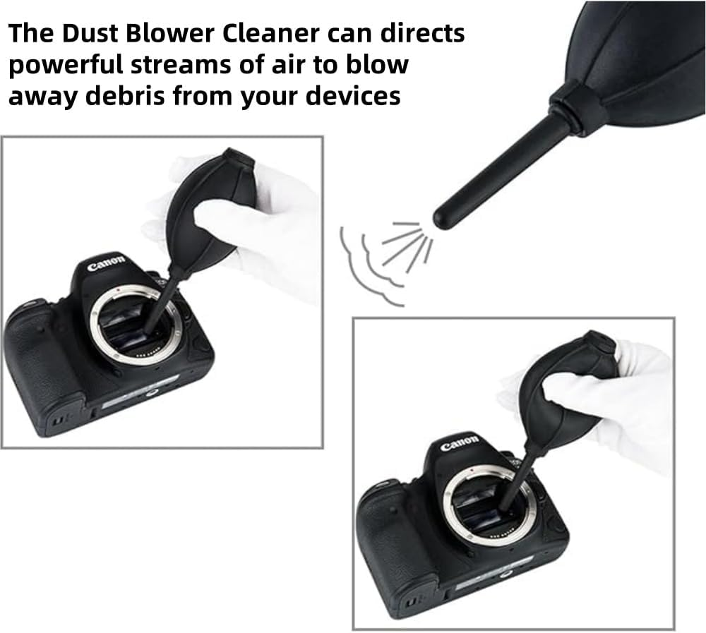 Jindizi 4Pack Soft Tip Silicone Air Blower Blaster Pump Dust Cleaner,Dust Blower Dust Cleaner Lens Blower Air Blaster, with Silicone Air Nozzle,Rubber with Soft Nozzle image number 5
