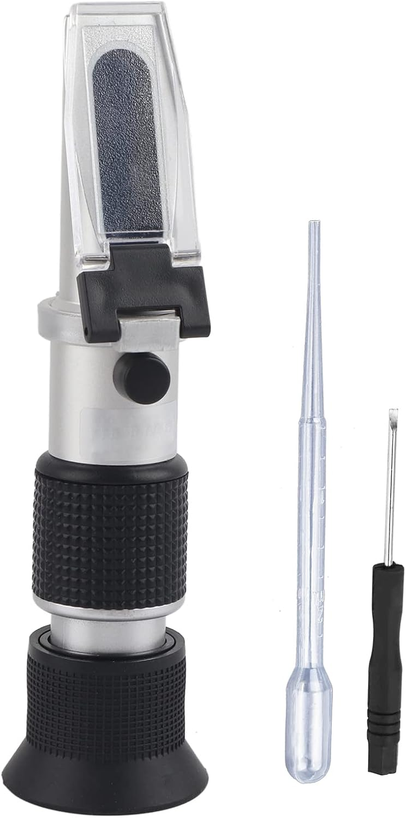 Portable Honey Refractometer Mini Honey Brix Tester Measures Sugar Water Baume Content 58-90% 10-33% 38-43Obe with Temperature Compensation for Syrup Molasses Vegetable image number 4