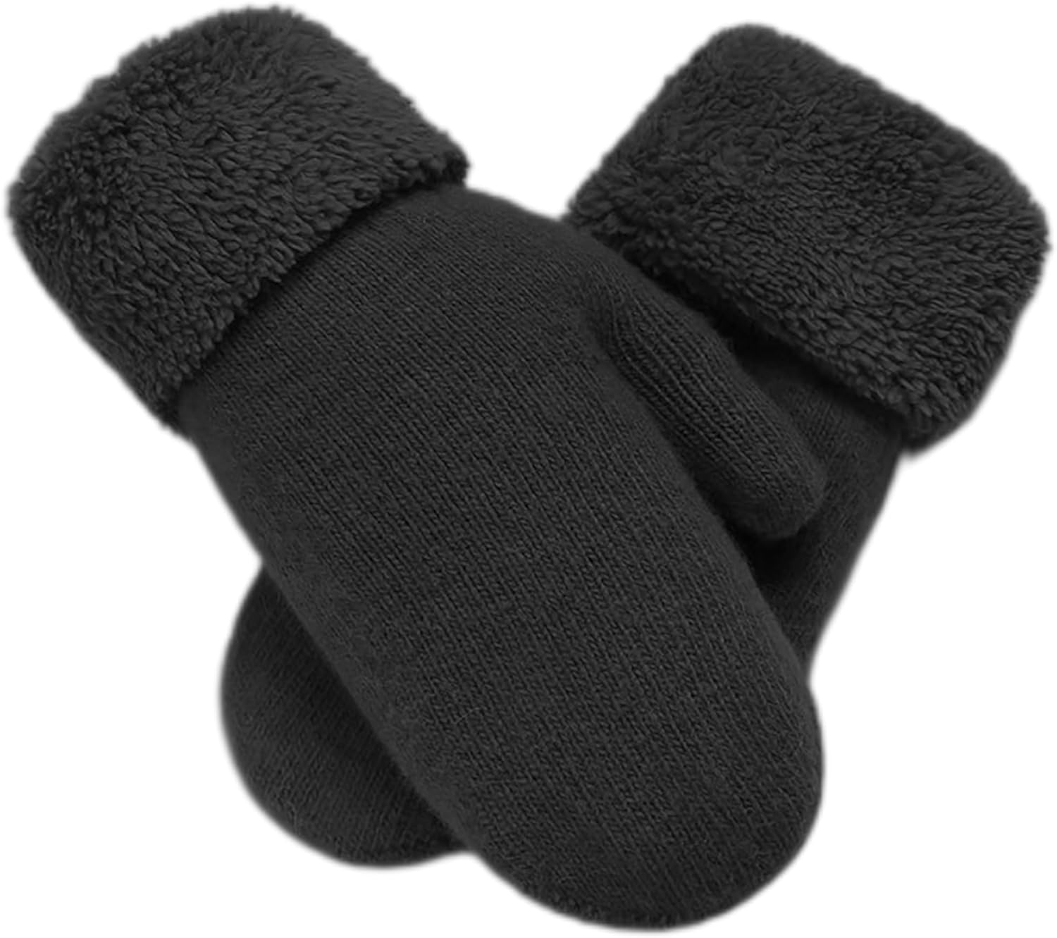 Eohak Women Men Winter Gloves Warm Lining - Winter Knitted Mittens Gloves Cold Weather Gloves