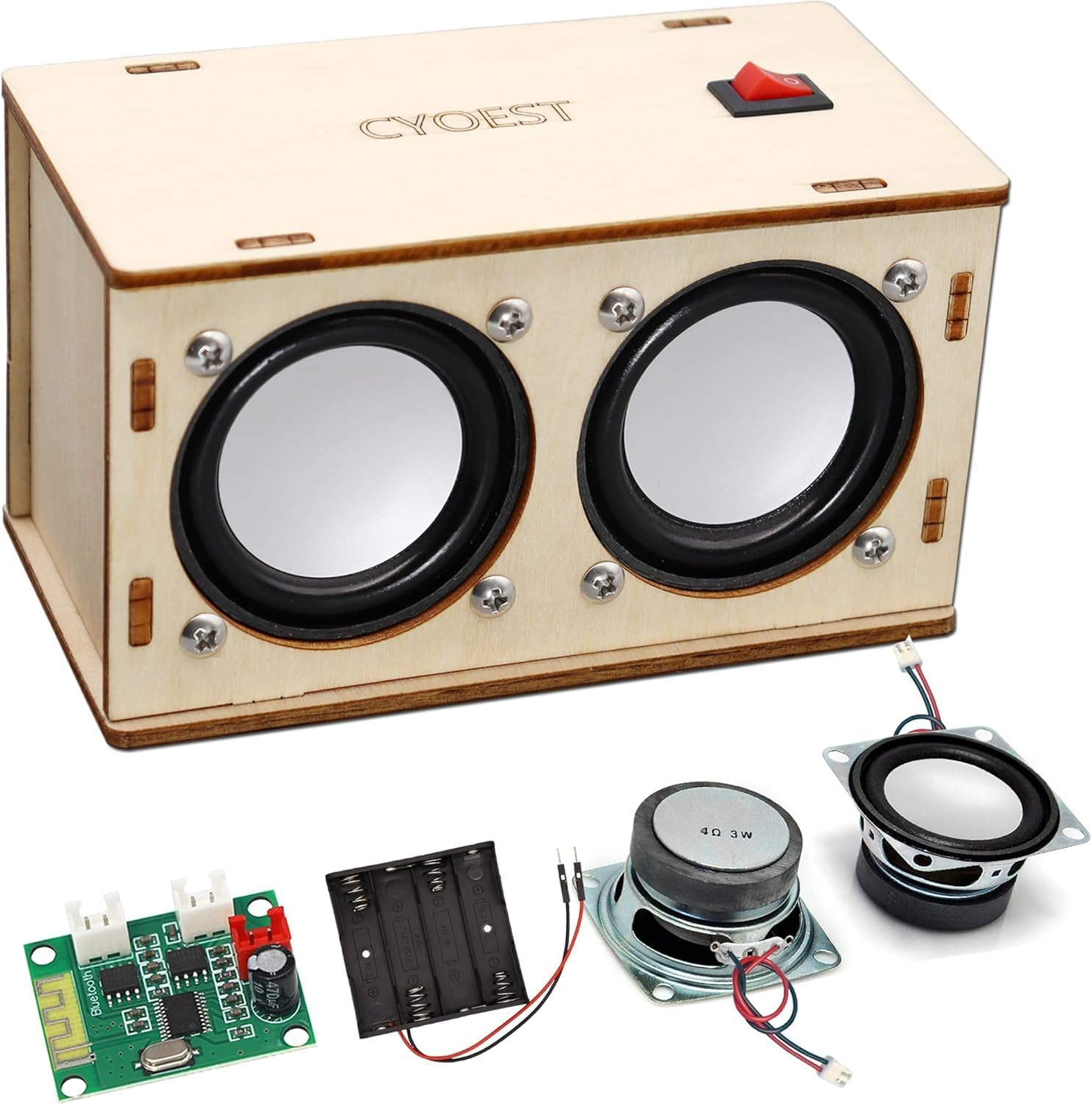 Build Your Own Bluetooth Speaker, STEM Projects for Kids Ages 8-12, Science Gifts for Teen Boy, Birthday for Kids, Gift Ideas for 9 10 11 12 13 14 Year Old Teenage Boys image number 2