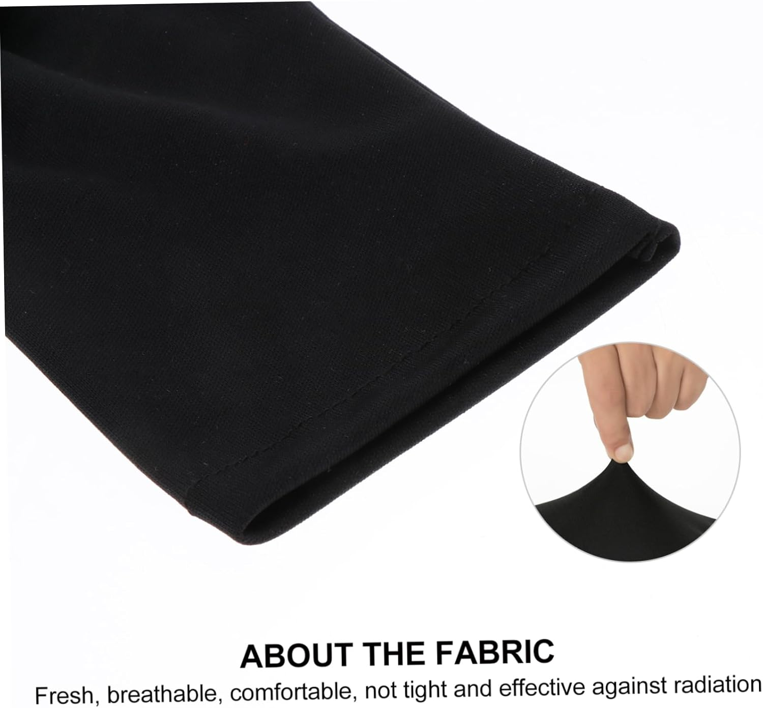 HONITANO 2Pcs Fingerless UV Protection Gloves for Manicure Lightweight Nail Sun Shield Comfortable Elastic Design for Gel Nail Treatments image number 5