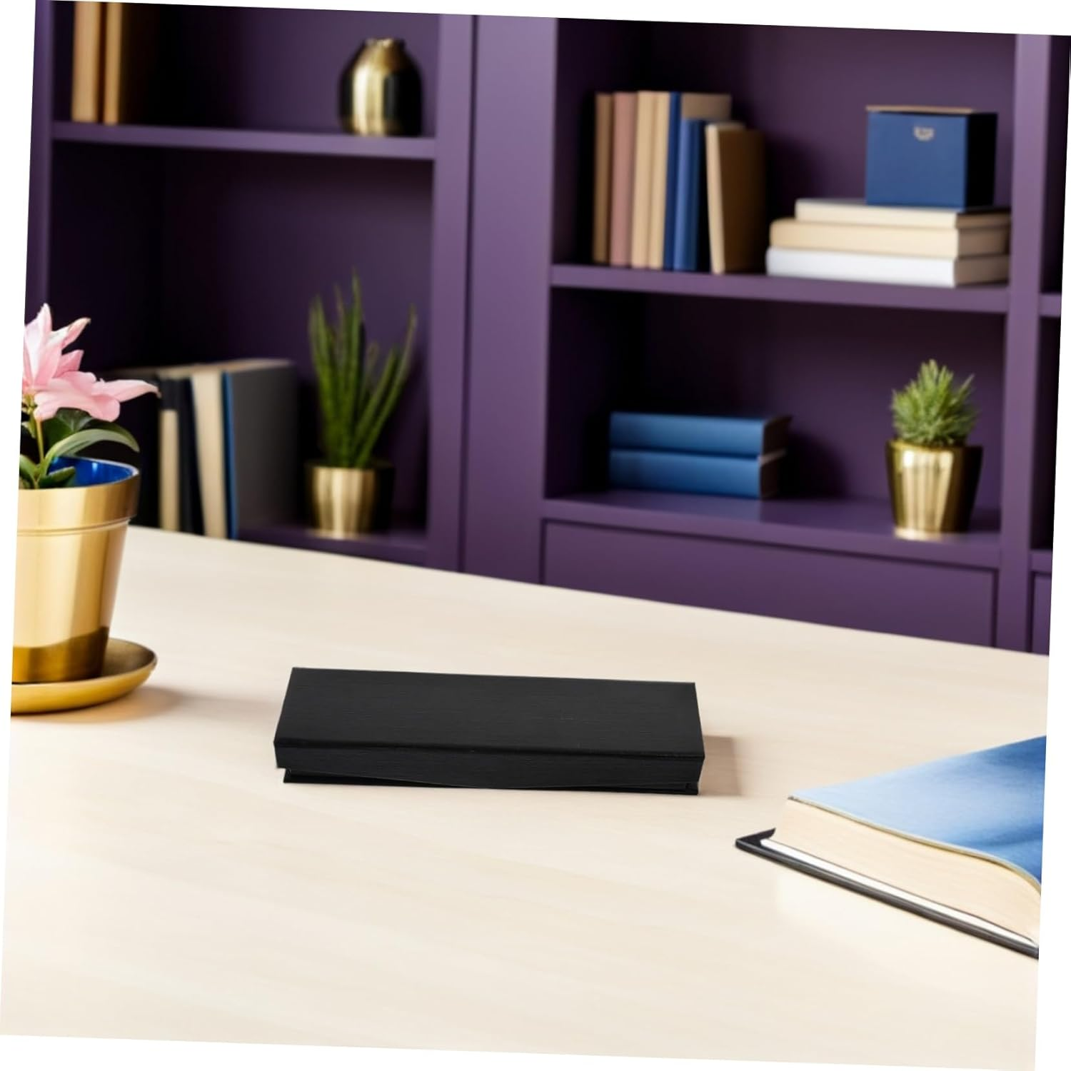 SHINEOFI 10PCS Black Pen Present Boxes Scratch-Resistant Pen Carrying Case for Fit Office Storage Organizer for Business Birthday Souvenir image number 2