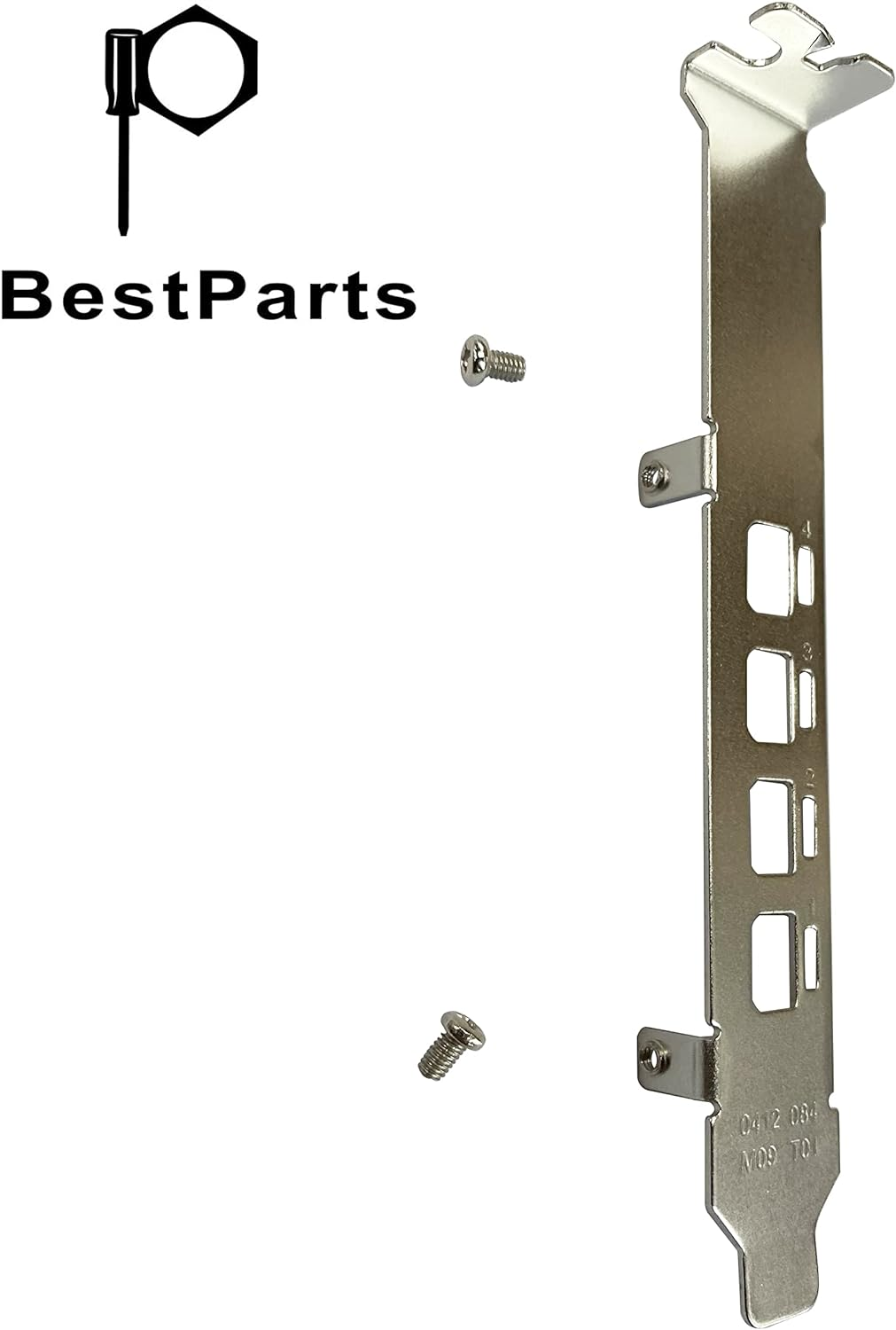 New Metal Full Height Graphics Card Mount for NVIDIA Quadro K1200 NVS 510 P400 P600 P1000 with 2X Screws