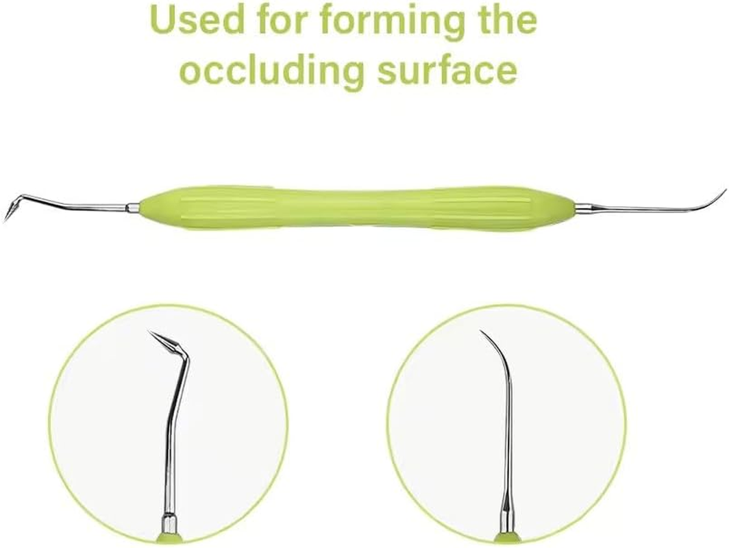 Color-Coded Dental Composite Instruments &ndash; 7 Silicone Handle Tools for Tooth Restoration & Cavity Filling image number 3