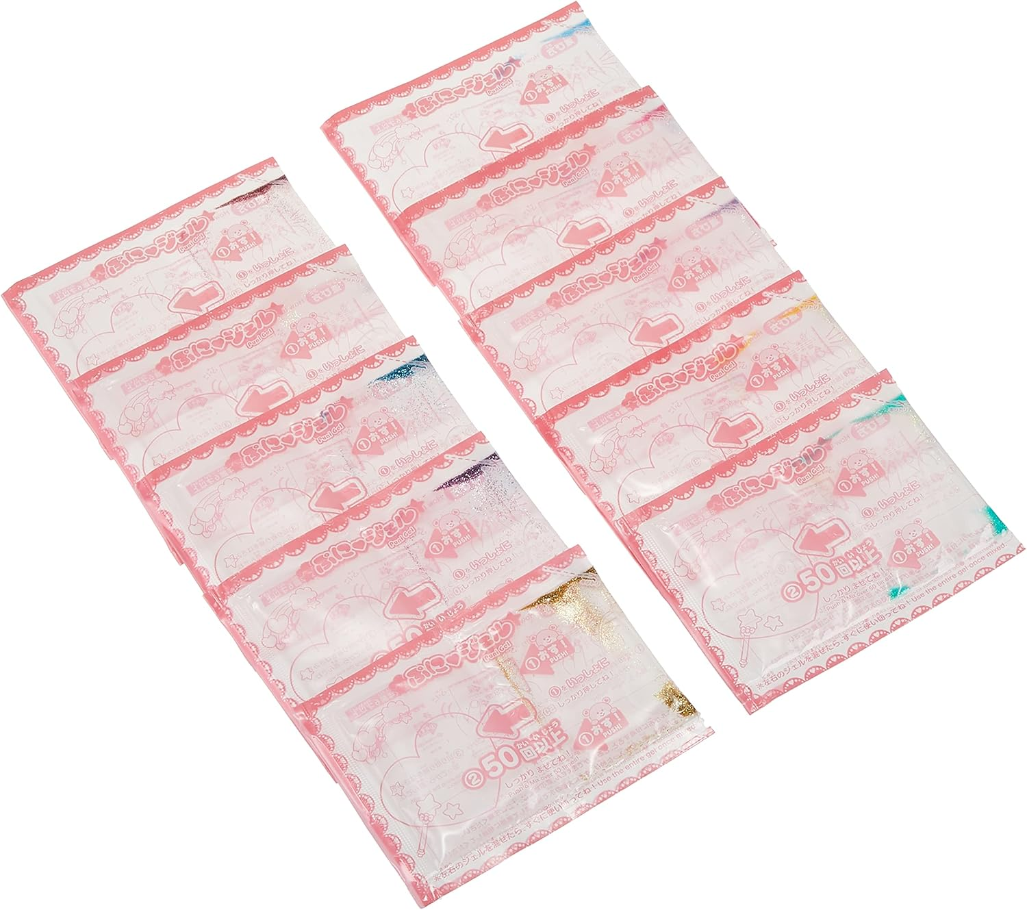 10 Pack Glitter Gel for Puni Gel image number 3