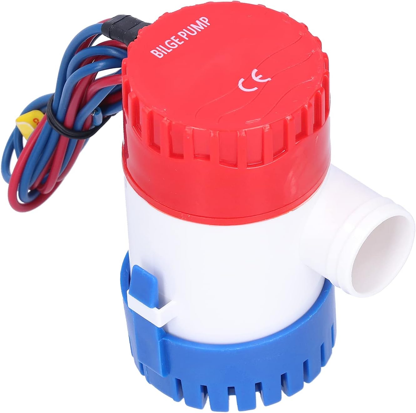 Bilge Pump Small Electric Submersible Pump for Drainage 12V/24V 350/500/750/1100GPH, Shock Resistant ABS Housing for Boats, High Efficiency for Boat Chine, image number 4
