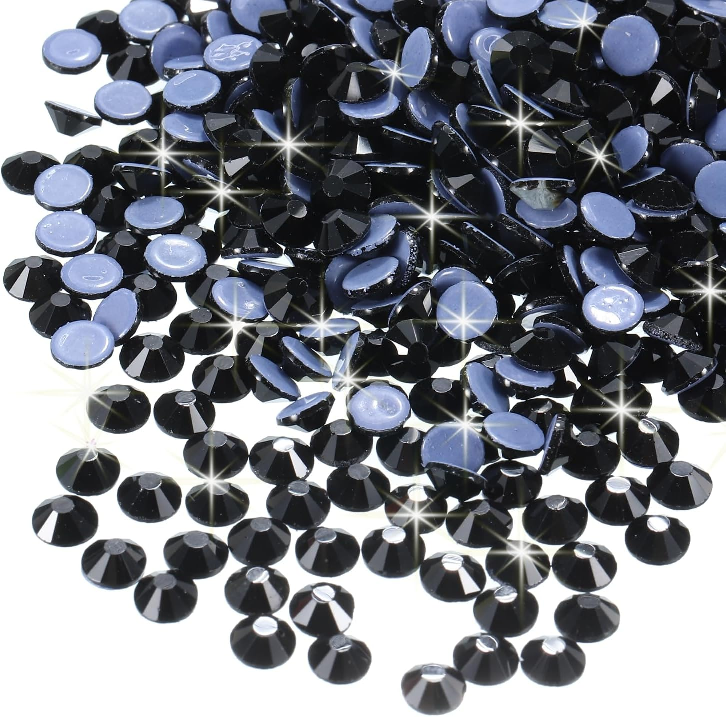 Sourcing Map 1440 Pcs Rhinestones Flatback Crystal Glass Gems for Crafts Clothes DIY Decoration(Ss20 4.8Mm,Olive Green)