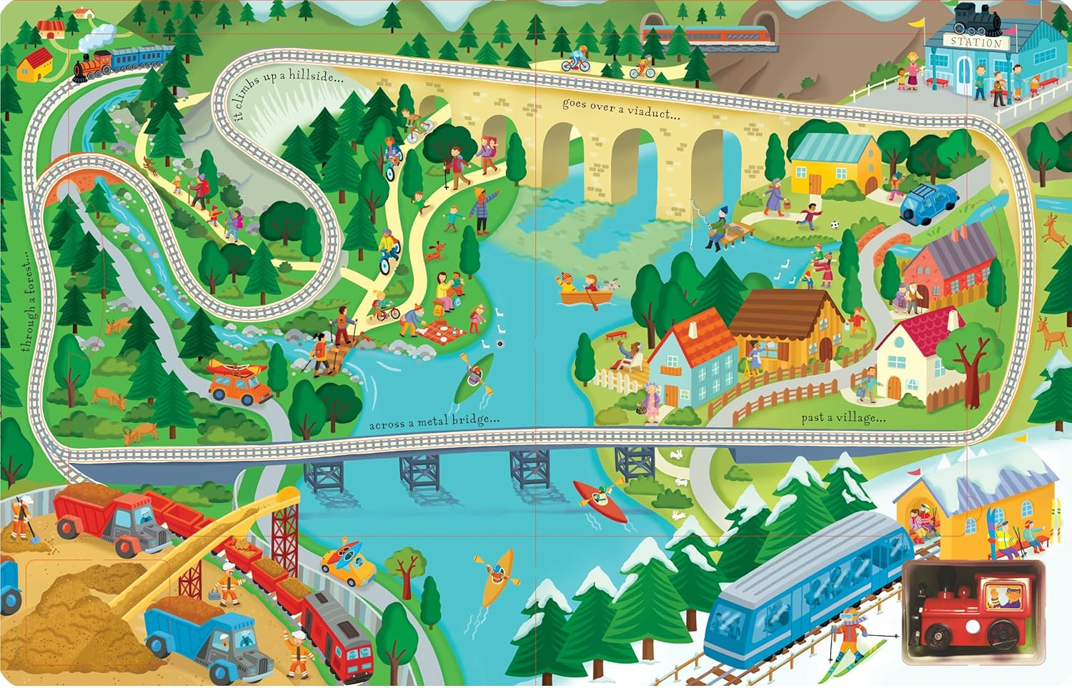 Usborne Wind-Up Train Book image number 2