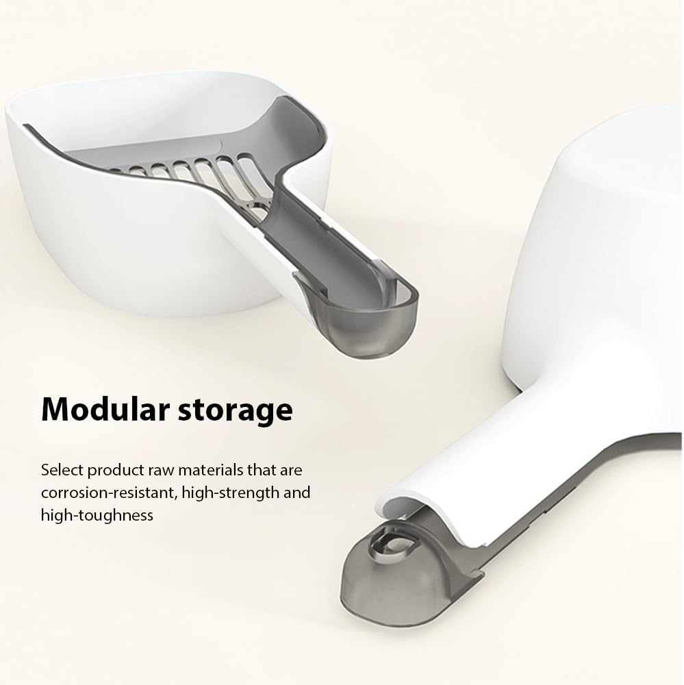 Cat Toilet Training, Reusable Universal Pet Cats Toilet Trainer Seat, Removable Pet Toilet, Toilet Trainer Cat Toilet, Cat Litter Mat, Cats Toilet Training System with Groove Design image number 5