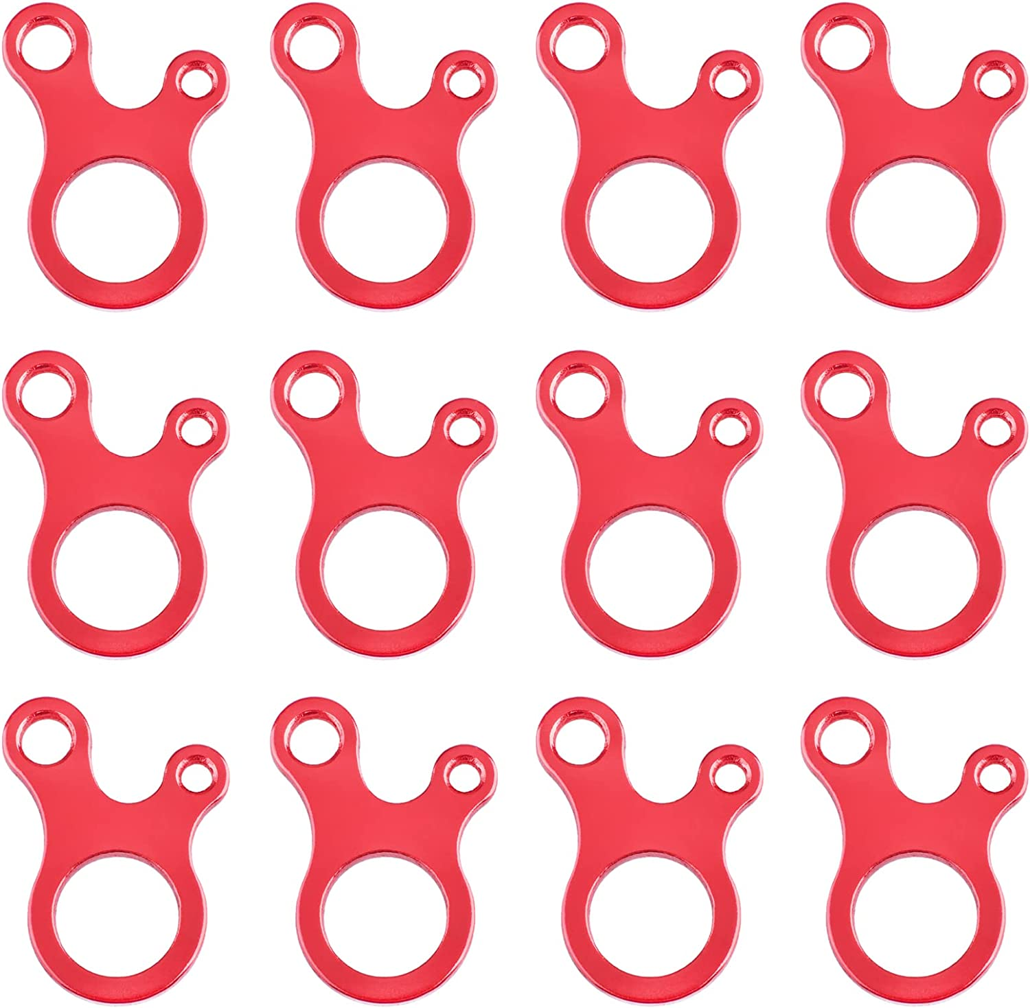 TRIWONDER Aluminum Alloy Guyline Cord Adjuster Tent Tensioners Rope Adjuster for Tent Hiking Camping