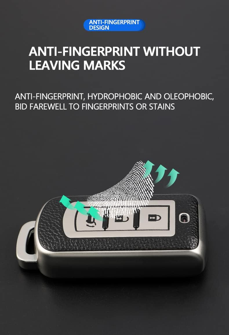 HIBEYO TPU Car Key Fob Cover with Keychain Fits for Mitsubishi - Red image number 7