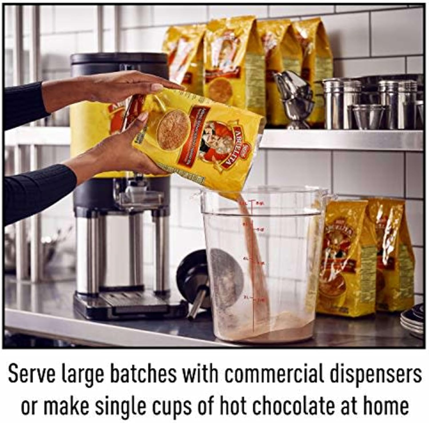 Nestle Abuelita Hot Cocoa, Authentic Mexican Hot Chocolate, Instant, Bulk for Schools and Holiday Parties, 2 Lb Bag image number 1