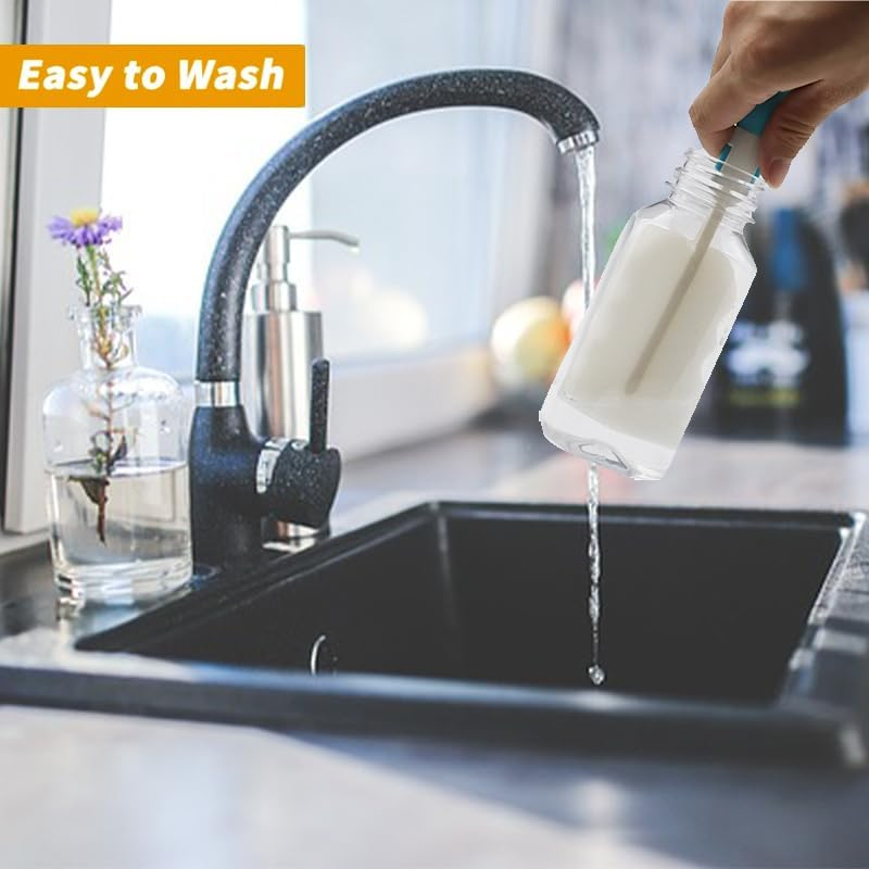 20 Pack 8Oz 250Ml Reusable Empty Plastic Juice Bottles with Leak-Proof Caps Lids, Clear Homemade Water Bottle, Label，Recyclable Drink Bulk Containers for Juicing, Smoothie, Milk and Other Beverages image number 5