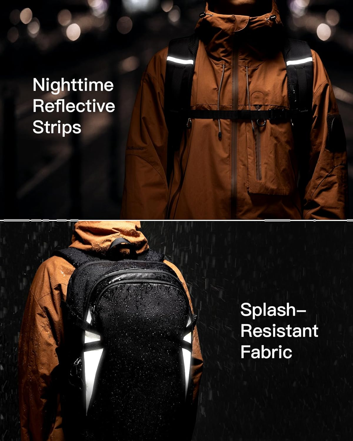 Inateck Lightweight Travel Backpack, Tsa-Friendly Carry-On Backpack, Business Rucksack, Daypack Fits 15.6-17 Inch Laptop and 13 Inch Pad, BP03009 Black