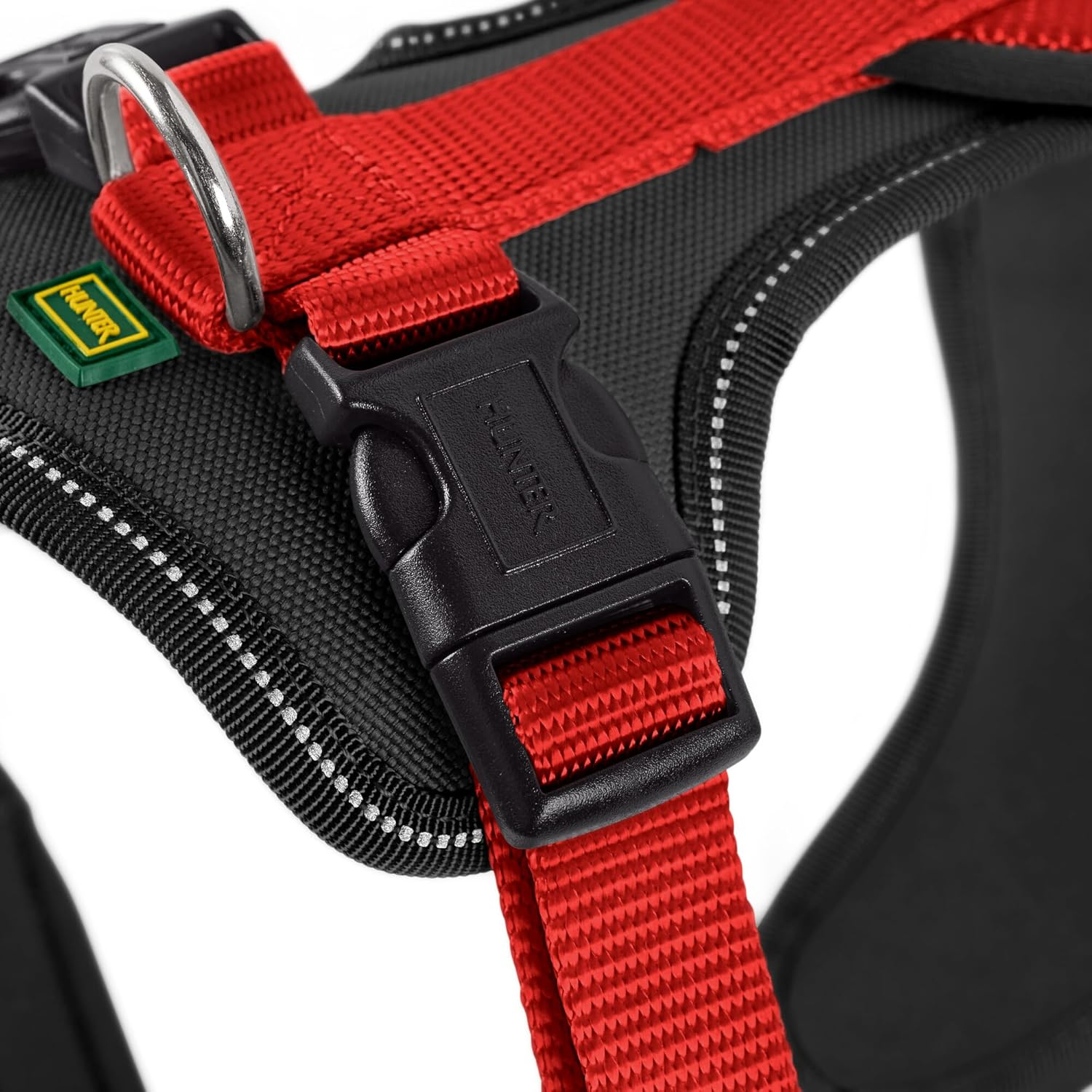 Hunter Neoprene Dog Harness, Small, Red/Black image number 3
