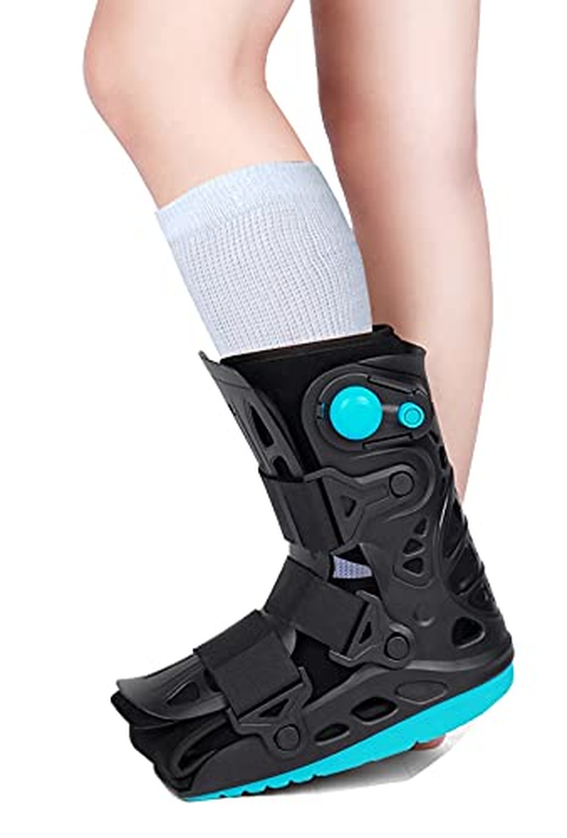 Replacement Sock Liner for Walking Boot or Walker Brace - Air Cam Walkers and Fracture Boot Orthopedics Socks Medical Mid Calves Sock (2 Pairs(White), One Size), 2 Pairs(White), One Size image number 2
