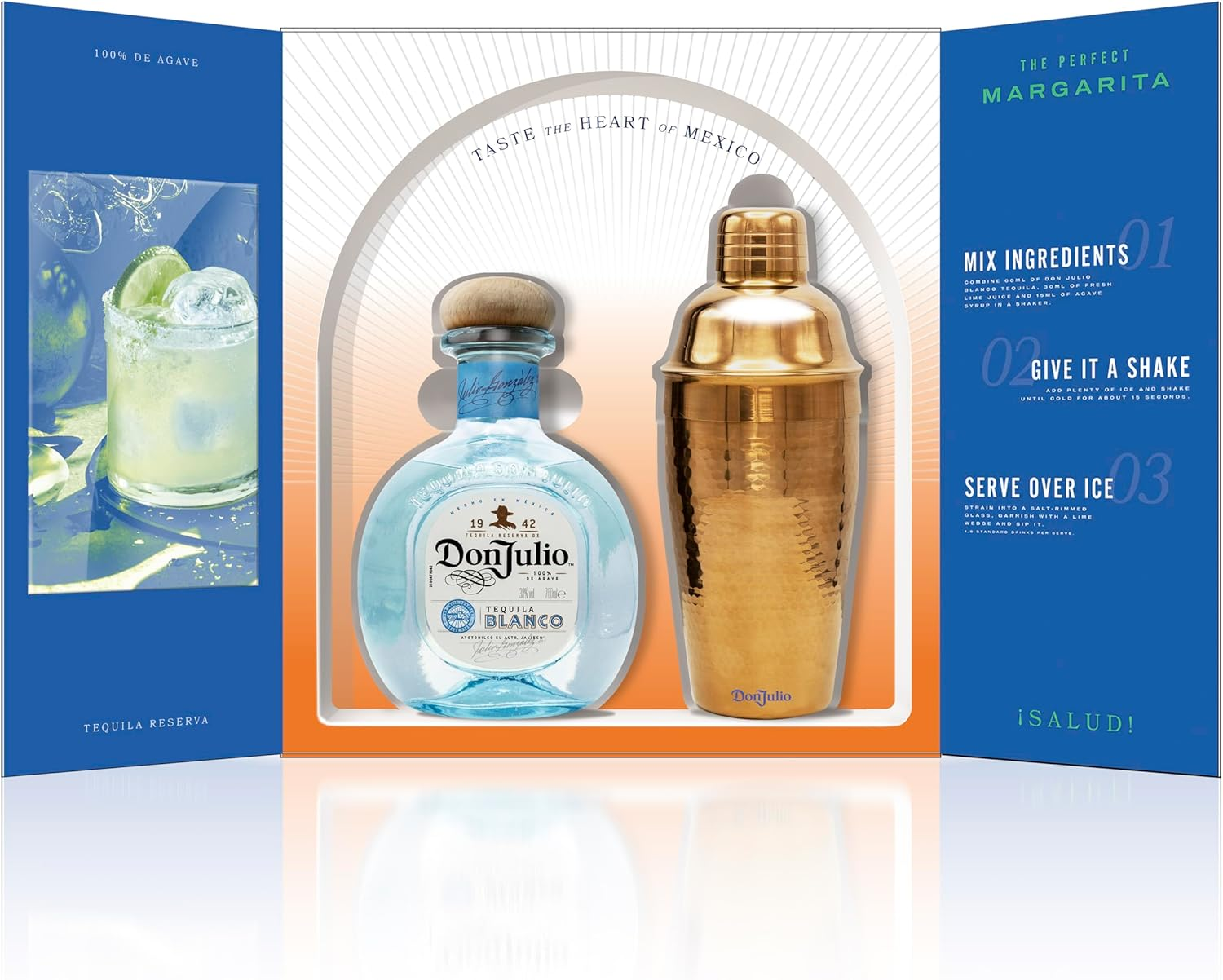 Don Julio Blanco Tequila 700 Ml & Shaker Set