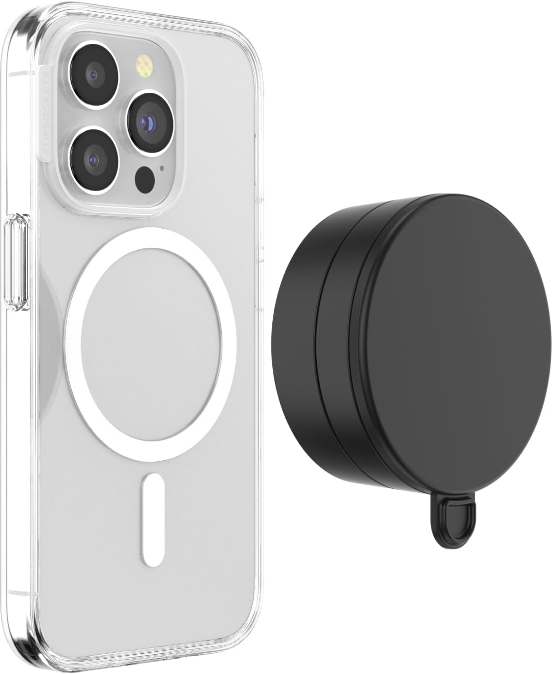 Popsockets Multi-Surface Suction Mount, Detachable Surface Mount, Phone Mount Compatible with Magsafe&reg;- Black image number 1