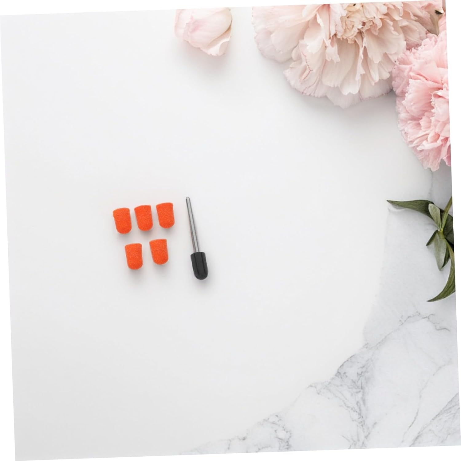 SAFIGLE 30 Sets Nail Files Sanding Belts Fine Grit Sanding Caps with Shaft for Manicure Pedicure Nail Sanding Tool Durable Portable Foot Care Home and Travel image number 6