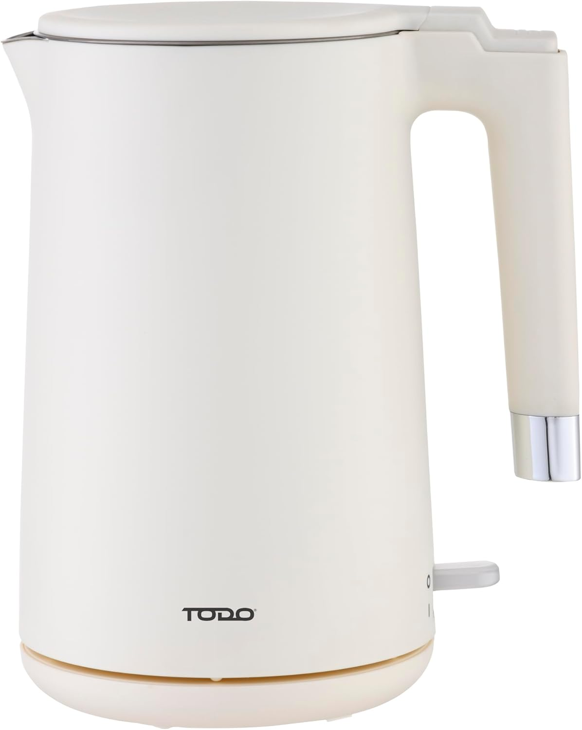 TODO 1.7L Electric Cordless Kettle Stainless Steel SUS304 Inner Jug - Cream
