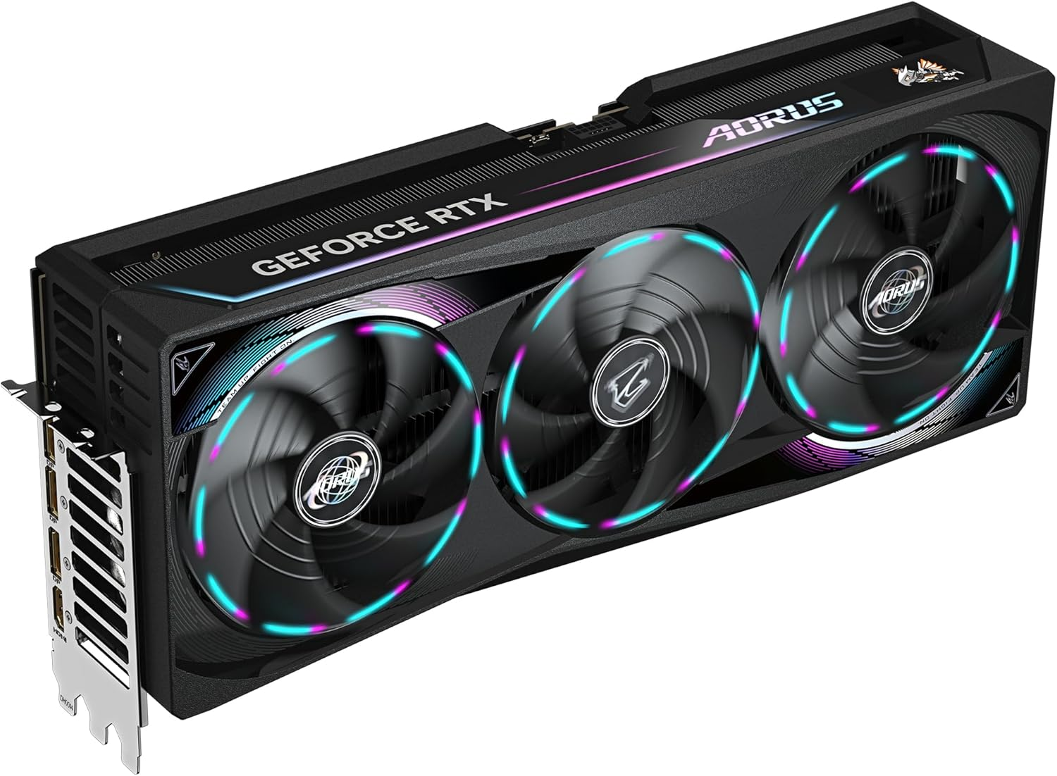 Gigabyte AORUS Geforce RTX 5090 Master 32G Graphics Card - 32GB GDDR7, 512Bit, PCI-E 5.0, 2655Mhz Core Clock, 3 X DP 2.1A, 1 X HDMI 2.1B, GV-N5090AORUS M-32GD image number 4