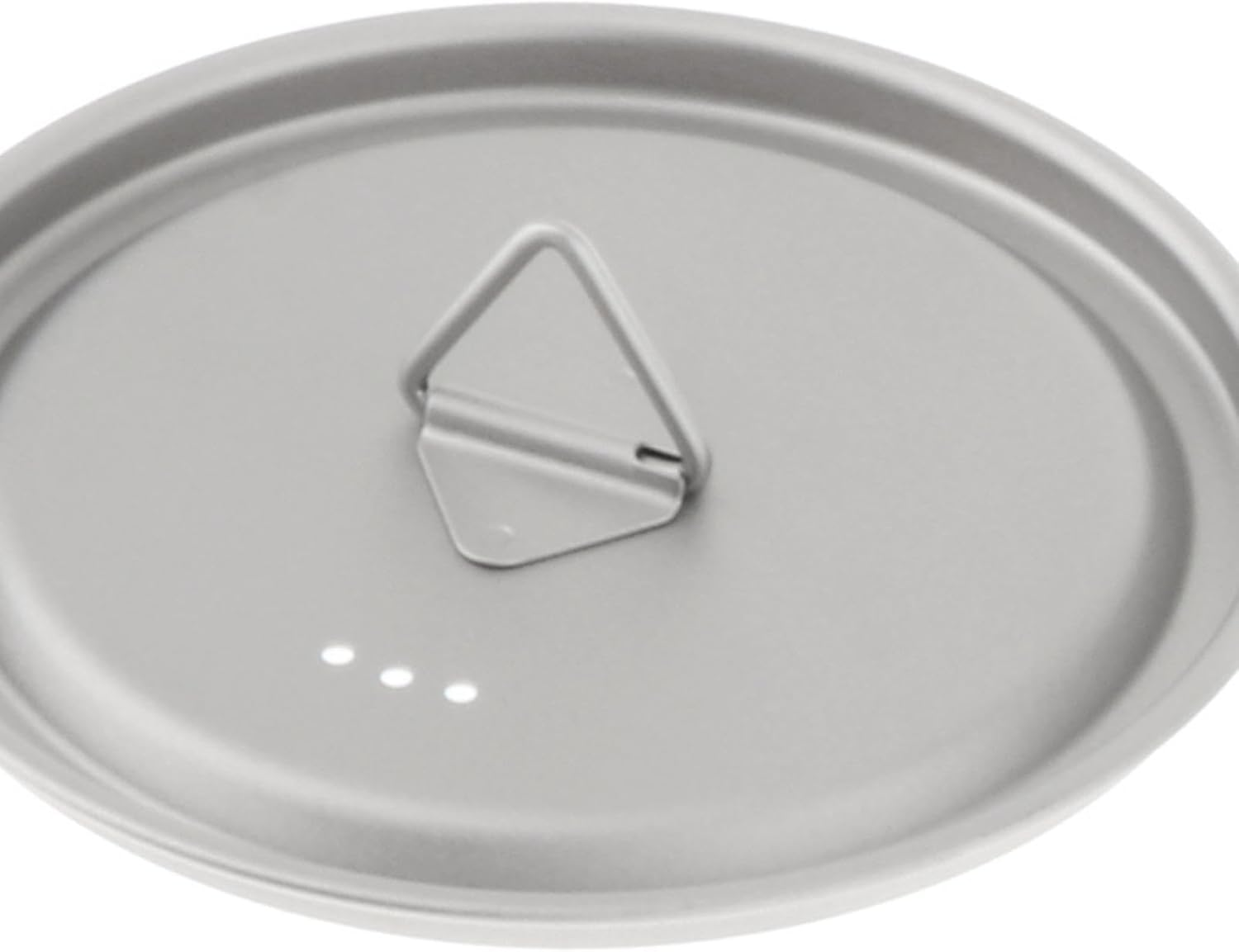 Eigell Titanium Cup Lid with Loop Ultralight Portable Cookware Drinkware Camping Pot Lid Tea Coffee Mug Lids for Picnic Water Cup Grill Accessories, 95Mm image number 1