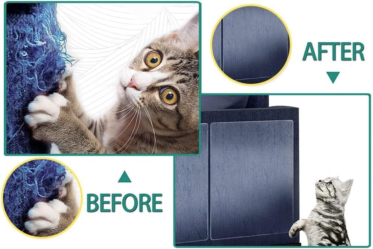 Scratch Protection Cat Tape, Cat Scratch Protection, Scratch Film, Cat Self-Adhesive, Scratch Film, anti Scratch Tape, 15 X 30 Cm, Self-Adhesive Scratch Protection Film, Transparent for Sofa, image number 3