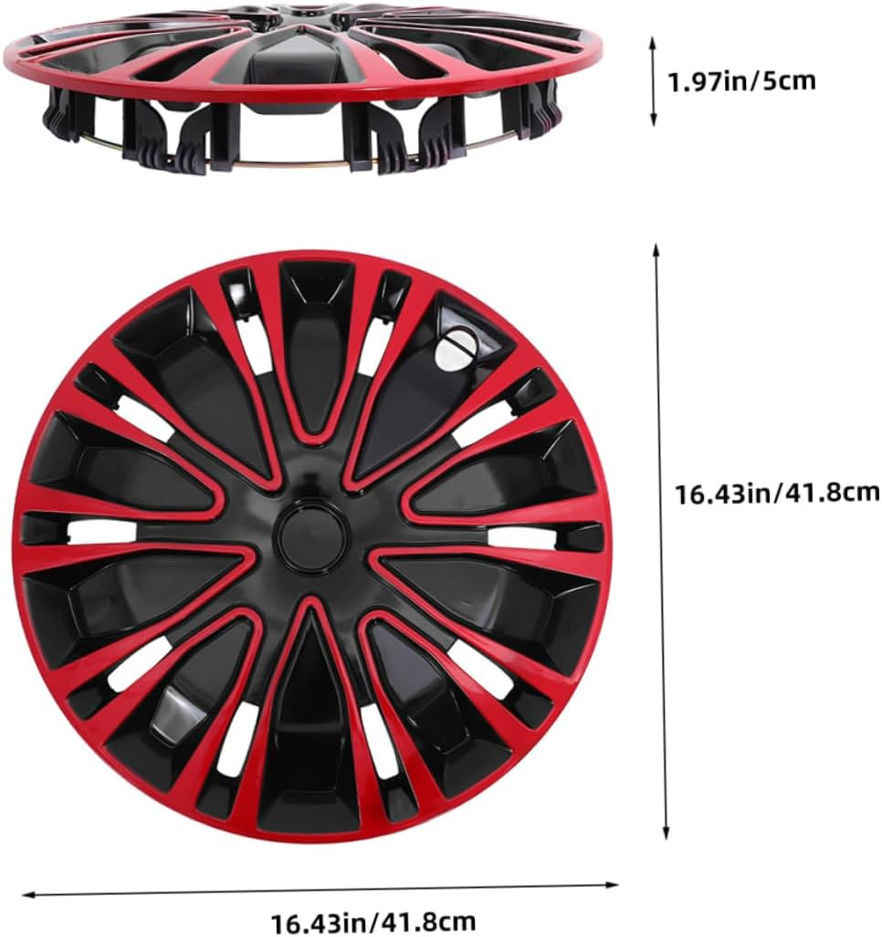 BESTOYARD Automotive Wheel Hub Caps Decorative Hub Covers for Car Vehicle Hubcaps Car Detailing Pp Material Easy Installation image number 5