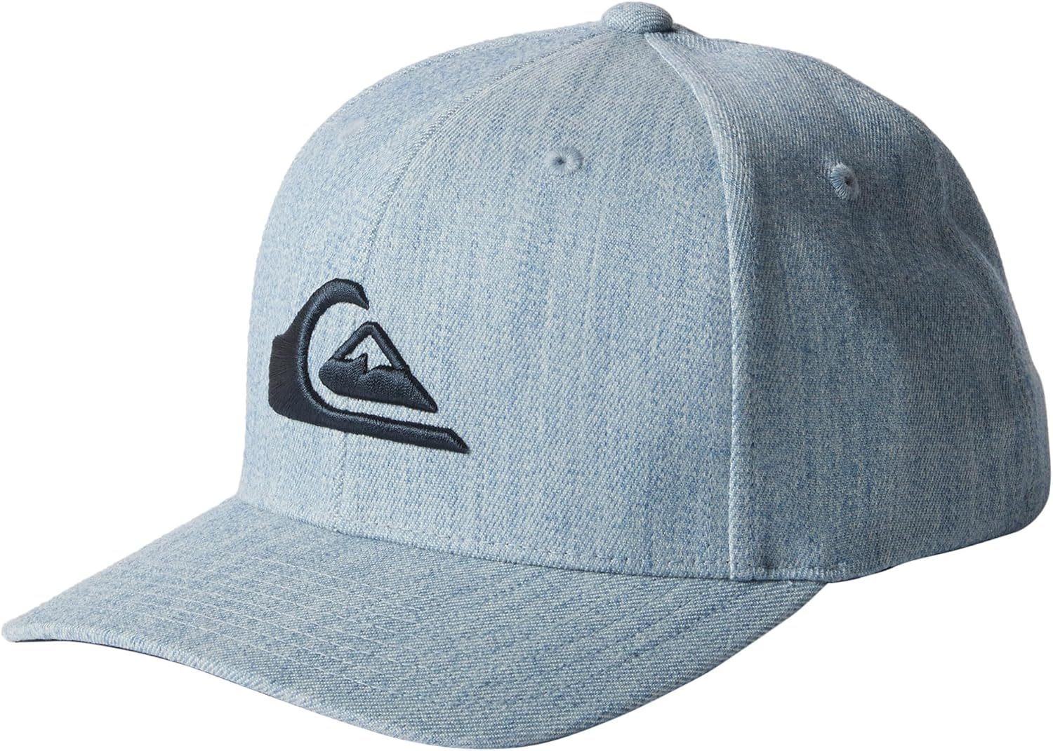 Quiksilver AQYHA03978 Men'S Cap, Thick Mountain Wave Logo Embroidery, 6 Panel Cap