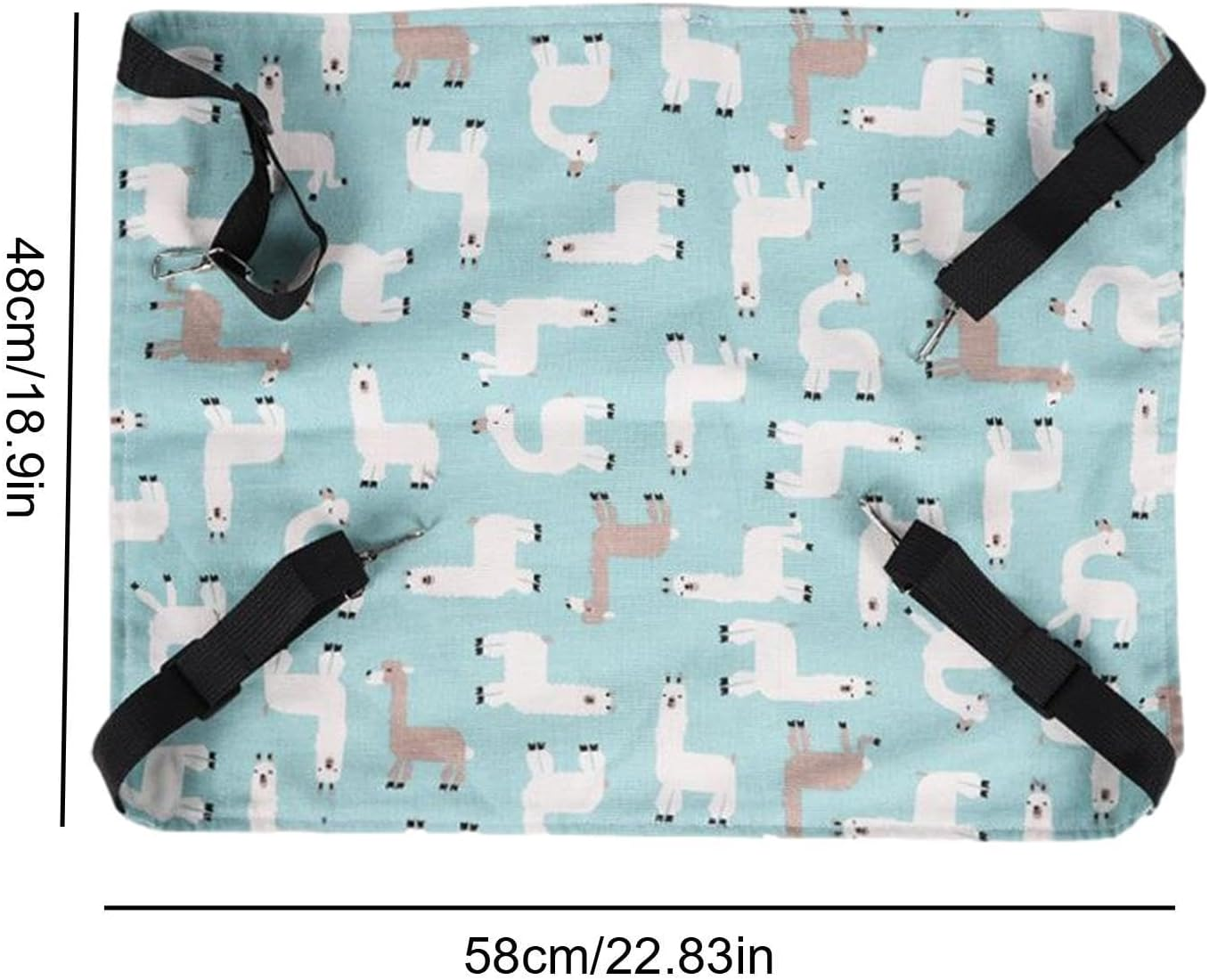 Cat Hammock Bed - Adjustable Cartoon Hammock Pet Bed,Soft Cat Beds with Metal Hook, Cute Sleeping Beds for Home, Cages, Kennels image number 6