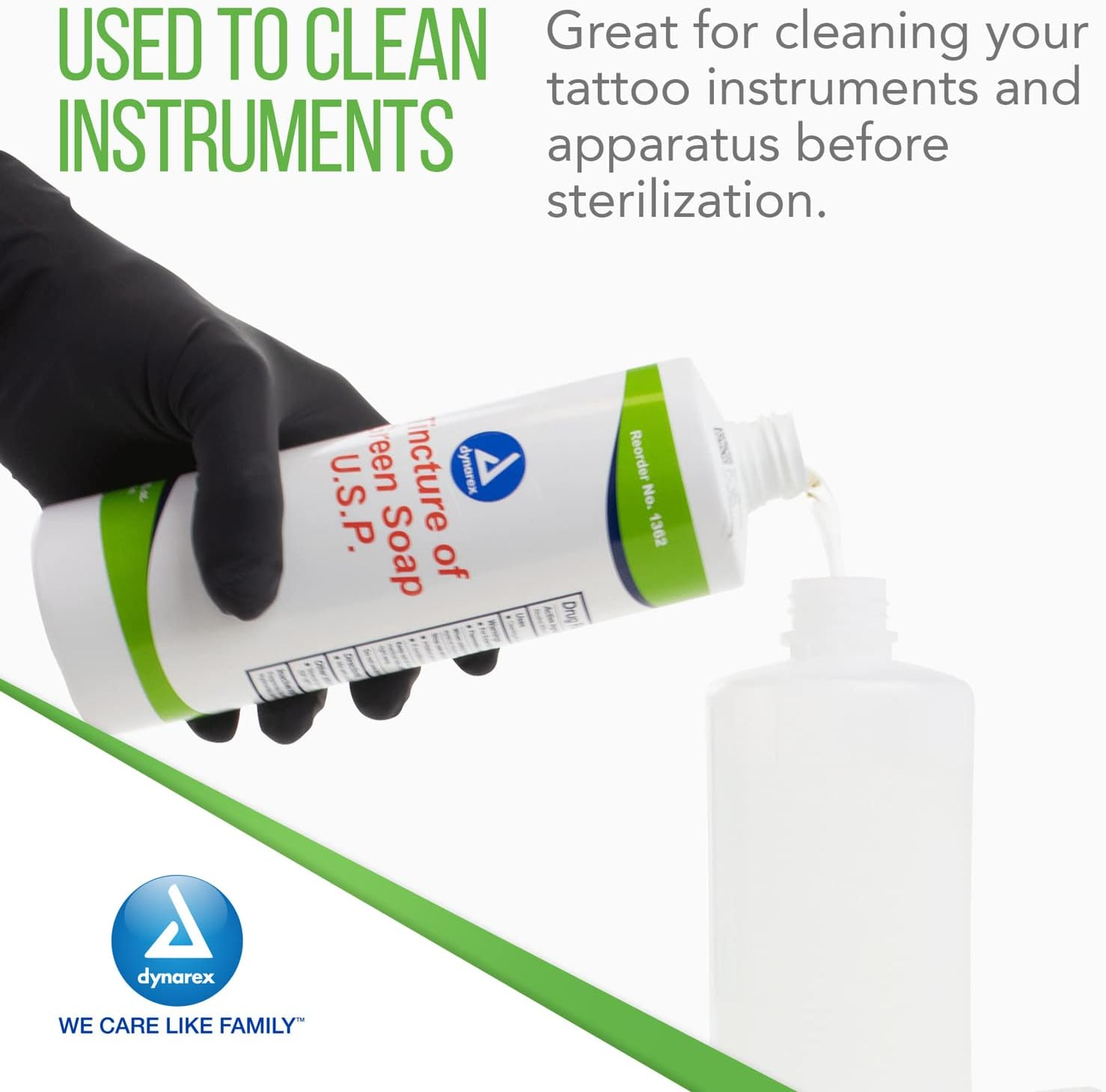 Dynarex Green Soap, 16 Ounce (Pack of 12) image number 3