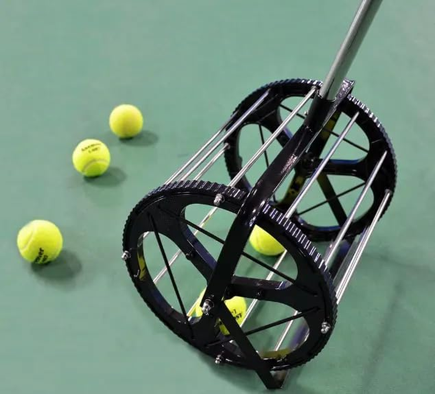 Tennis Balls Retriever Picker Hopper Roller Balls Storage 55 Balls image number 4