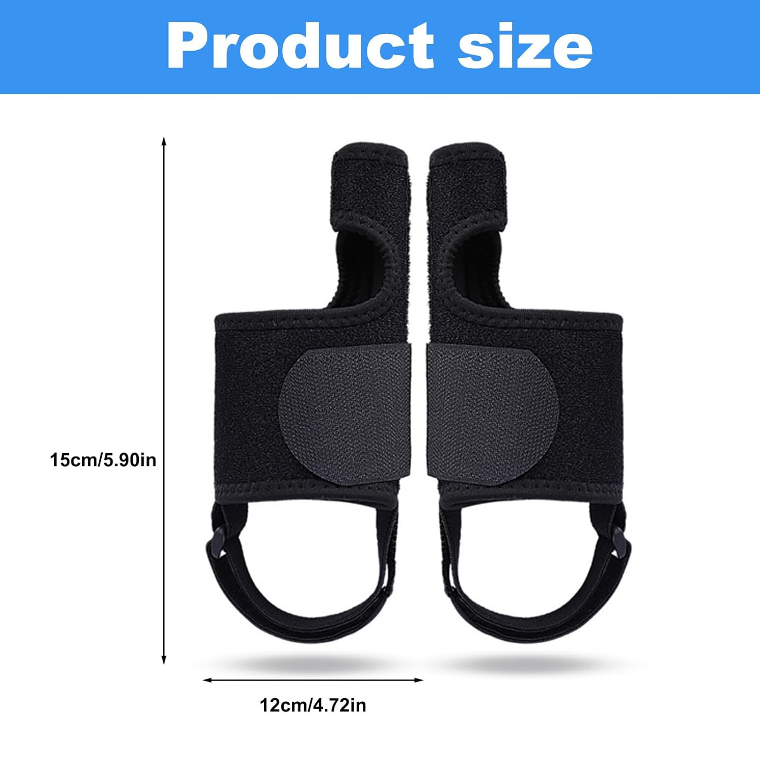 Bunion Corrector for Women & Men, Orthopedic Bunion Splint for Hallux Valgus Pain Relief, Big Toe Separator, Adjustable Day/Night Support, Comfortable Hammer Toe Straightener（2Pack） image number 6