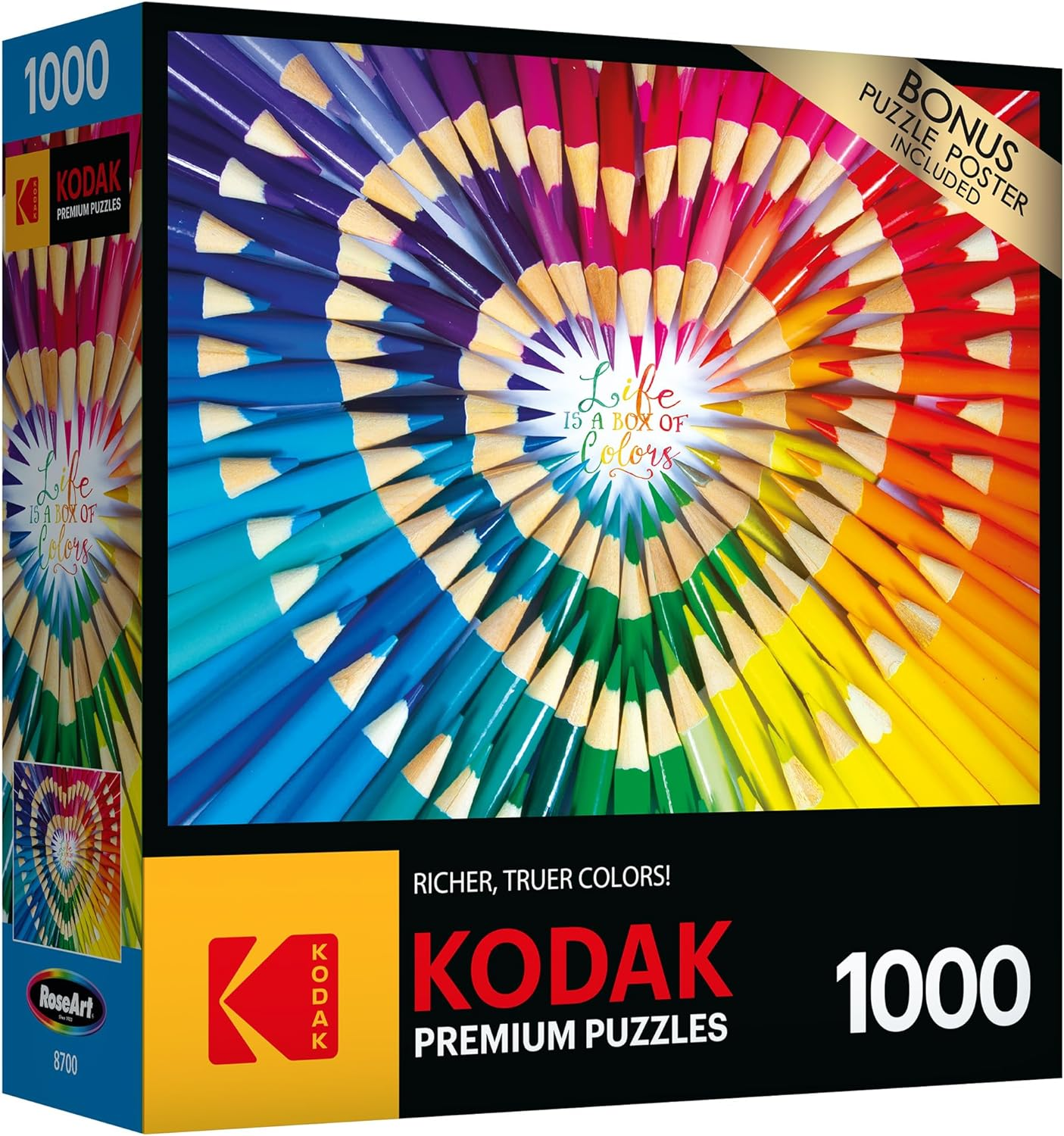 Cra-Z-Art - Roseart - Kodak Premium - Life Is a Box of Colors - 1000 Piece Jigsaw Puzzle image number 2