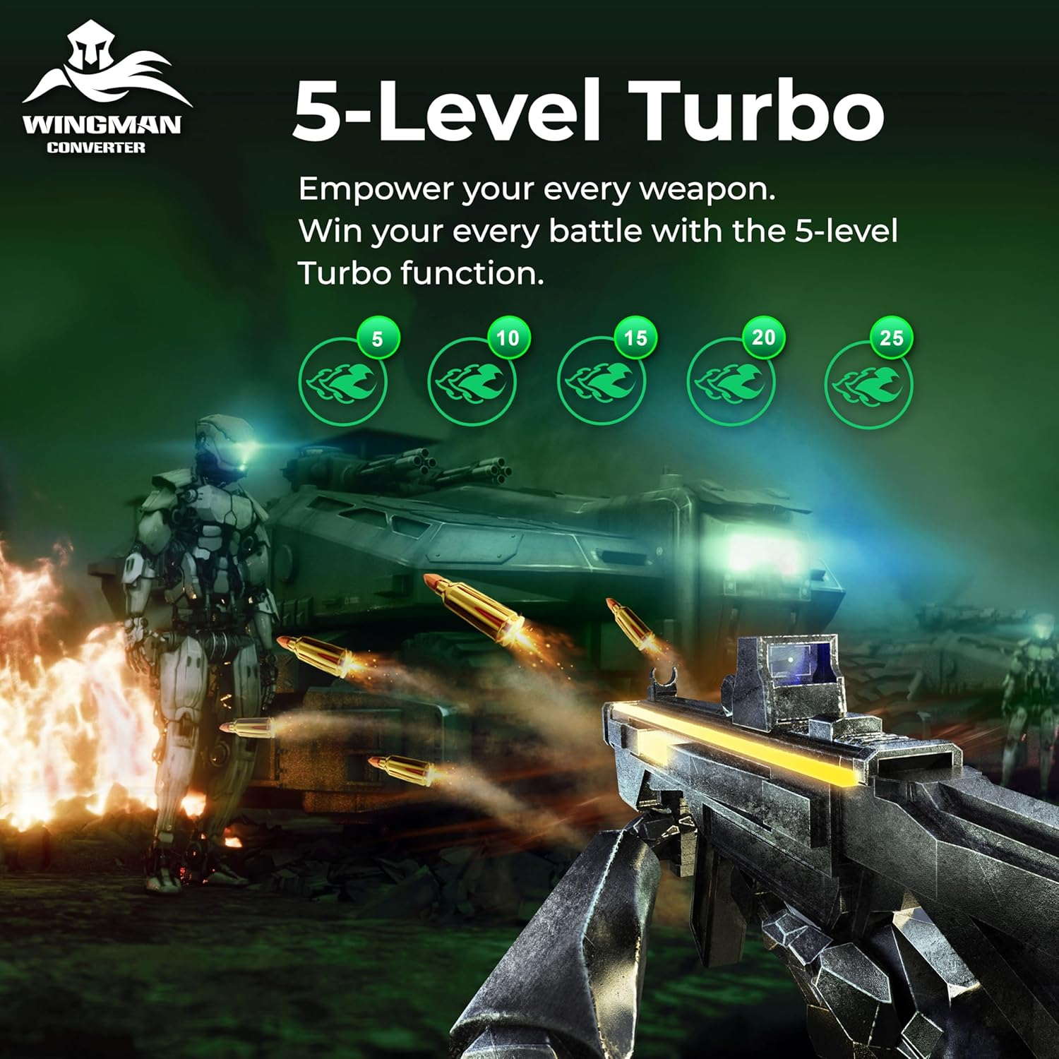 Brook Wingman XB 3 Converter with Keychain - Elevate Your Gaming: Wireless Adapter for Xbox Series X/S, Xbox One, and PC with Remap & Turbo Features [Exclusive Edition] image number 5